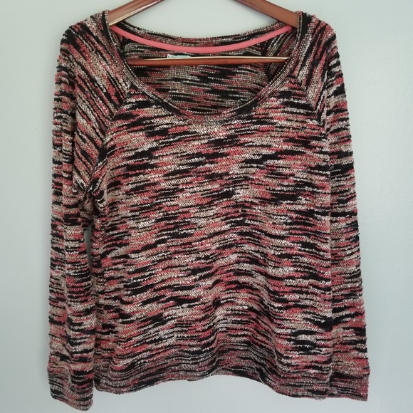 Maurices Sweaters - Maurices Pink Heather Boatneck Sweater Bouclè